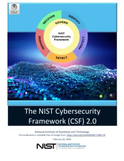 First page of The NIST Cybersecurity Framework (CSF) 2.0